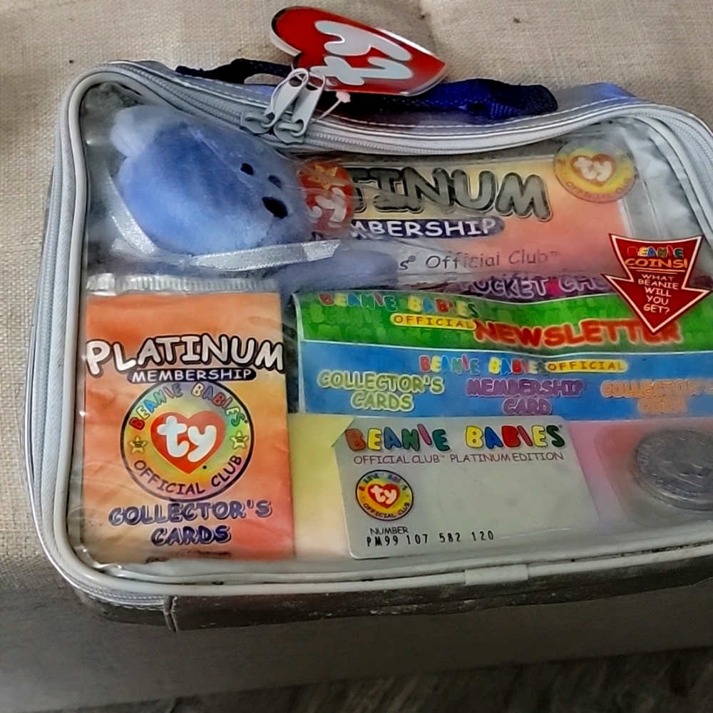 Platinum ty beanie baby never been opened